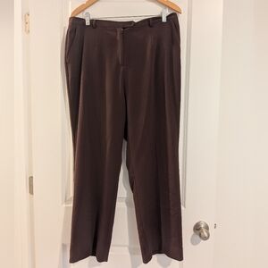 Sag Harbor Stretch Petite Women's Brown Dress Pants Size 16P
